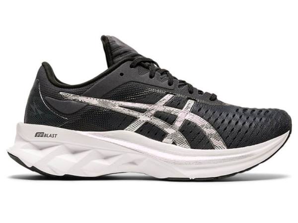 Asics Hardloopschoenen Dames, NOVABLAST Grijs/Zilver - Asics Belgium Outlet | B9810426-LS